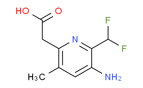 AM132001 | 1805992-56-6 | 3-Amino-2-(difluoromethyl)-5-methylpyridine-6-acetic acid