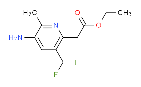 AM132002 | 1806827-47-3 | Ethyl 3-amino-5-(difluoromethyl)-2-methylpyridine-6-acetate