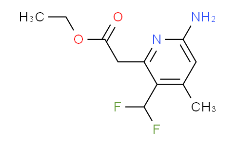 AM132014 | 1805142-48-6 | Ethyl 6-amino-3-(difluoromethyl)-4-methylpyridine-2-acetate