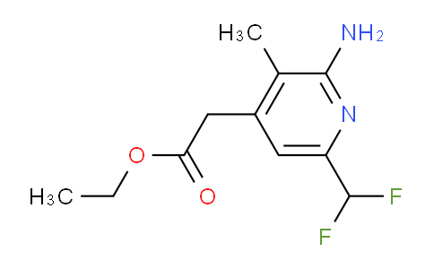 AM132016 | 1805221-77-5 | Ethyl 2-amino-6-(difluoromethyl)-3-methylpyridine-4-acetate