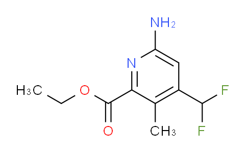 AM132034 | 1805149-78-3 | Ethyl 6-amino-4-(difluoromethyl)-3-methylpyridine-2-carboxylate