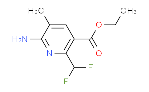 AM132036 | 1806792-81-3 | Ethyl 2-amino-6-(difluoromethyl)-3-methylpyridine-5-carboxylate