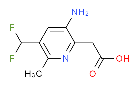 AM132040 | 1806795-18-5 | 3-Amino-5-(difluoromethyl)-6-methylpyridine-2-acetic acid