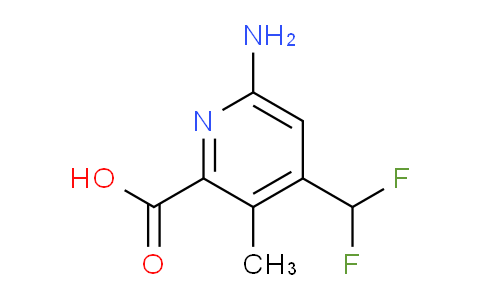 AM132046 | 1806791-71-8 | 6-Amino-4-(difluoromethyl)-3-methylpyridine-2-carboxylic acid