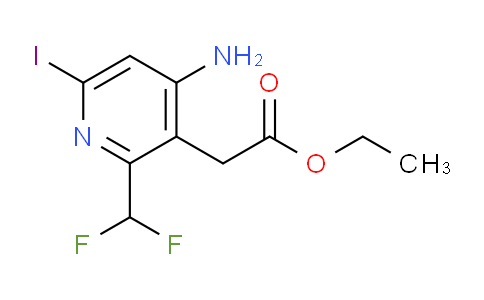 AM132071 | 1806917-51-0 | Ethyl 4-amino-2-(difluoromethyl)-6-iodopyridine-3-acetate