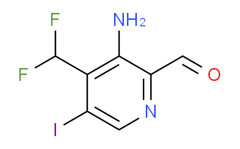 AM132081 | 1806809-46-0 | 3-Amino-4-(difluoromethyl)-5-iodopyridine-2-carboxaldehyde