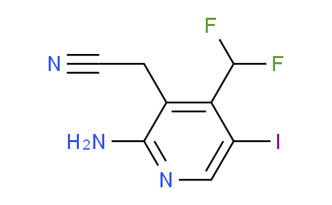 AM132083 | 1803672-32-3 | 2-Amino-4-(difluoromethyl)-5-iodopyridine-3-acetonitrile
