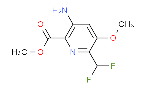 AM132096 | 1805010-75-6 | Methyl 5-amino-2-(difluoromethyl)-3-methoxypyridine-6-carboxylate