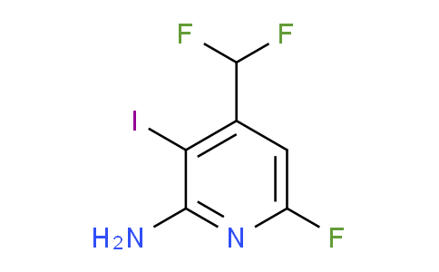 AM132100 | 1805215-42-2 | 2-Amino-4-(difluoromethyl)-6-fluoro-3-iodopyridine