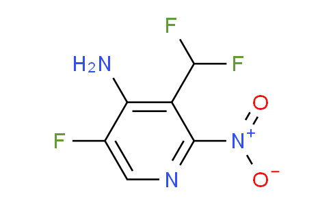 4-Amino-3-(difluoromethyl)-5-fluoro-2-nitropyridine
