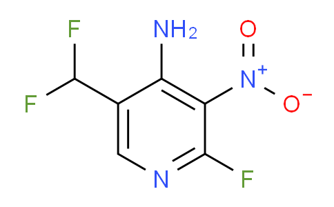 4-Amino-5-(difluoromethyl)-2-fluoro-3-nitropyridine