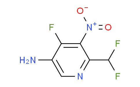 5-Amino-2-(difluoromethyl)-4-fluoro-3-nitropyridine