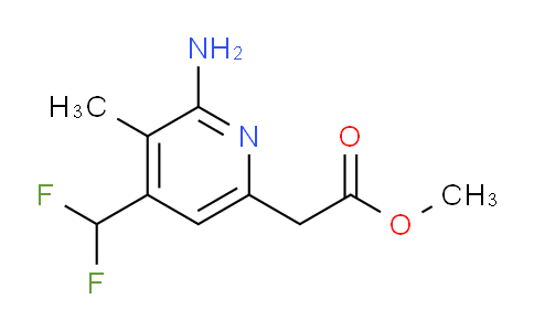 AM132109 | 1806901-41-6 | Methyl 2-amino-4-(difluoromethyl)-3-methylpyridine-6-acetate
