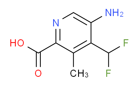 AM132110 | 1805220-90-9 | 5-Amino-4-(difluoromethyl)-3-methylpyridine-2-carboxylic acid