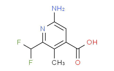 6-Amino-2-(difluoromethyl)-3-methylpyridine-4-carboxylic acid