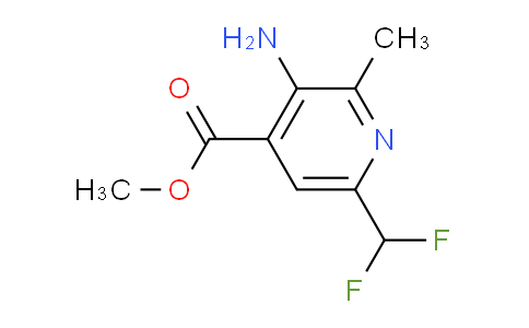 Methyl 3-amino-6-(difluoromethyl)-2-methylpyridine-4-carboxylate