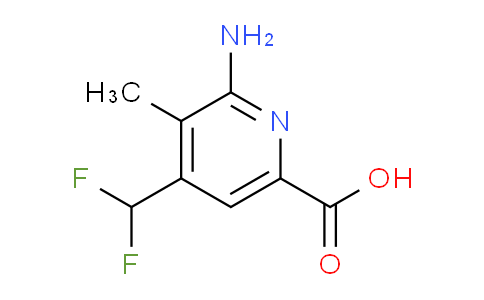 AM132158 | 1806827-72-4 | 2-Amino-4-(difluoromethyl)-3-methylpyridine-6-carboxylic acid
