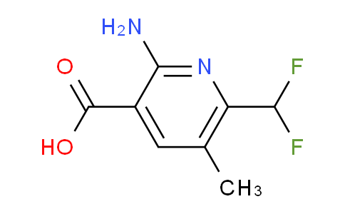 AM132166 | 1805996-60-4 | 2-Amino-6-(difluoromethyl)-5-methylpyridine-3-carboxylic acid