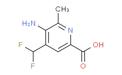 AM132174 | 1805017-82-6 | 3-Amino-4-(difluoromethyl)-2-methylpyridine-6-carboxylic acid