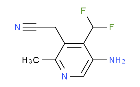5-Amino-4-(difluoromethyl)-2-methylpyridine-3-acetonitrile