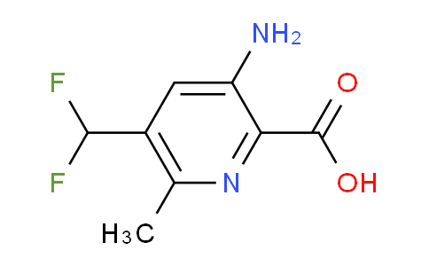 AM132182 | 1805221-15-1 | 3-Amino-5-(difluoromethyl)-6-methylpyridine-2-carboxylic acid