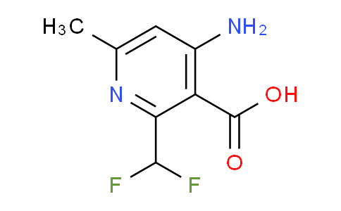 4-Amino-2-(difluoromethyl)-6-methylpyridine-3-carboxylic acid