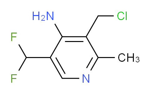 4-Amino-3-(chloromethyl)-5-(difluoromethyl)-2-methylpyridine