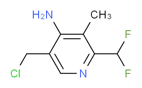 4-Amino-5-(chloromethyl)-2-(difluoromethyl)-3-methylpyridine