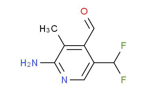 2-Amino-5-(difluoromethyl)-3-methylpyridine-4-carboxaldehyde