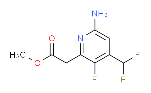 AM132280 | 1805943-07-0 | Methyl 6-amino-4-(difluoromethyl)-3-fluoropyridine-2-acetate