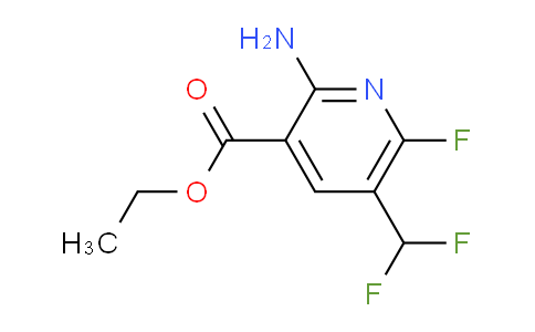 Ethyl 2-amino-5-(difluoromethyl)-6-fluoropyridine-3-carboxylate