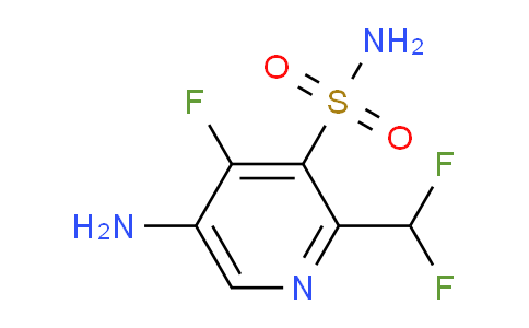 5-Amino-2-(difluoromethyl)-4-fluoropyridine-3-sulfonamide
