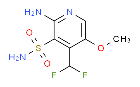 2-Amino-4-(difluoromethyl)-5-methoxypyridine-3-sulfonamide