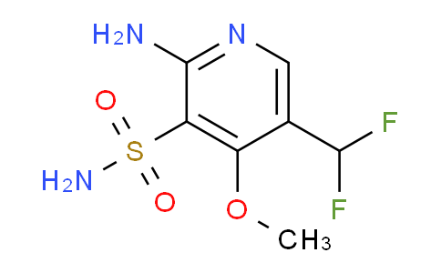 2-Amino-5-(difluoromethyl)-4-methoxypyridine-3-sulfonamide
