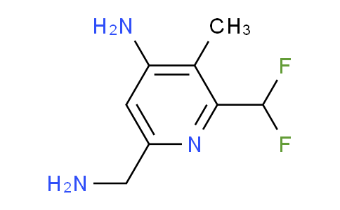 4-Amino-6-(aminomethyl)-2-(difluoromethyl)-3-methylpyridine