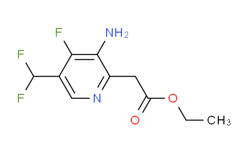 AM132347 | 1805213-43-7 | Ethyl 3-amino-5-(difluoromethyl)-4-fluoropyridine-2-acetate