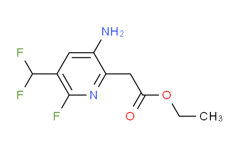 AM132359 | 1803697-07-5 | Ethyl 3-amino-5-(difluoromethyl)-6-fluoropyridine-2-acetate