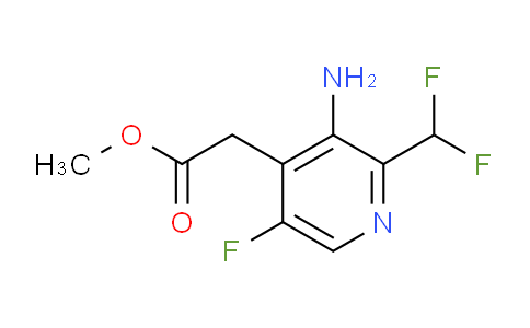 AM132385 | 1805056-41-0 | Methyl 3-amino-2-(difluoromethyl)-5-fluoropyridine-4-acetate