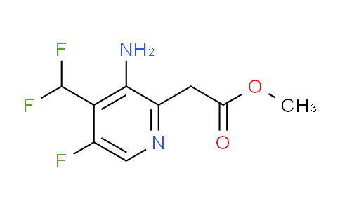 AM132388 | 1805326-15-1 | Methyl 3-amino-4-(difluoromethyl)-5-fluoropyridine-2-acetate