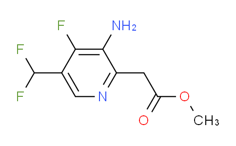 AM132391 | 1806834-14-9 | Methyl 3-amino-5-(difluoromethyl)-4-fluoropyridine-2-acetate