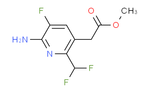 Methyl 2-amino-6-(difluoromethyl)-3-fluoropyridine-5-acetate