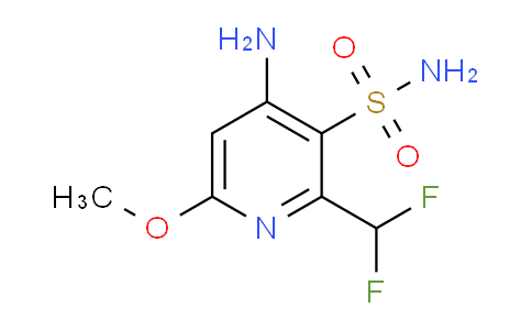 4-Amino-2-(difluoromethyl)-6-methoxypyridine-3-sulfonamide