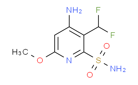 4-Amino-3-(difluoromethyl)-6-methoxypyridine-2-sulfonamide