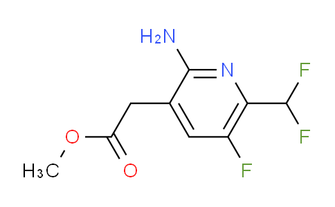 Methyl 2-amino-6-(difluoromethyl)-5-fluoropyridine-3-acetate