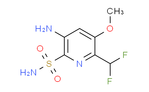 5-Amino-2-(difluoromethyl)-3-methoxypyridine-6-sulfonamide
