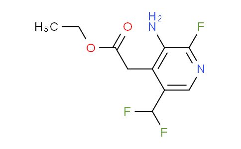 AM132401 | 1805120-03-9 | Ethyl 3-amino-5-(difluoromethyl)-2-fluoropyridine-4-acetate