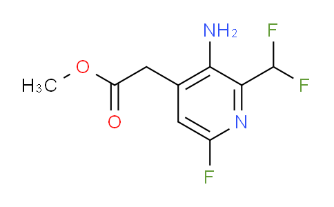 AM132403 | 1806834-22-9 | Methyl 3-amino-2-(difluoromethyl)-6-fluoropyridine-4-acetate