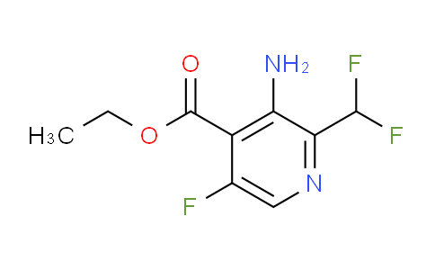 AM132415 | 1805941-87-0 | Ethyl 3-amino-2-(difluoromethyl)-5-fluoropyridine-4-carboxylate
