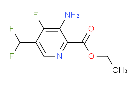 Ethyl 3-amino-5-(difluoromethyl)-4-fluoropyridine-2-carboxylate