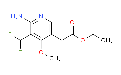 Ethyl 2-amino-3-(difluoromethyl)-4-methoxypyridine-5-acetate